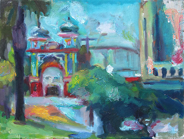 Luna Park, oil on canvas, 2013