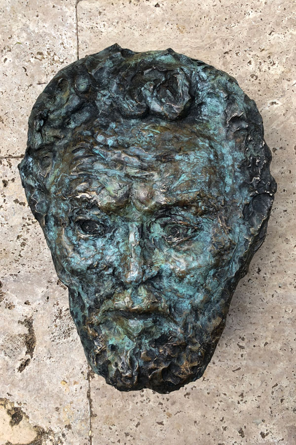 Bronze Mask of Saint Bartholomew by Michael Knight, Australia