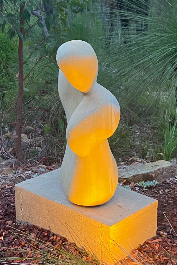 Sandstone sculpture by Michael Knight, Fremantle, Australia